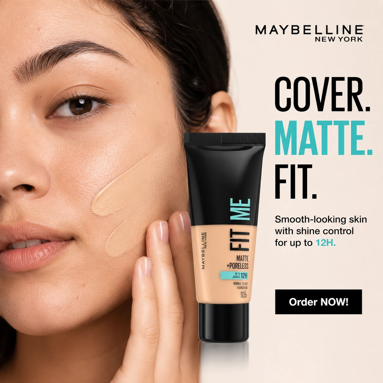 Maybelline foundation creative